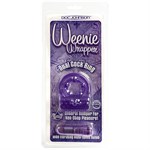 Фиолетовое эрекционное кольцо с вибрацией Weenie Wrapper - фото 242479 Фиолетовое эрекционное кольцо с вибрацией Weenie Wrapper - фото 242479
