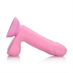 Розовый фаллоимитатор на присоске - 14,5 см. - фото 242632 Розовый фаллоимитатор на присоске - 14,5 см. - фото 242632