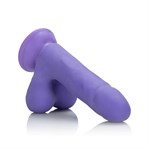 Фиолетовый фаллоимитатор на присоске - 14,5 см. - фото 242638