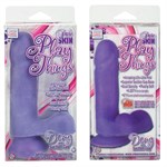 Фиолетовый фаллоимитатор на присоске - 14,5 см. - фото 242640