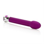 Фиолетовый вибратор Risqué® 10-Function Tulip - 17 см. - фото 179676