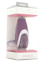 Темно-фиолетовый вибростимулятор DISCREET - фото 243297 Темно-фиолетовый вибростимулятор DISCREET - фото 243297