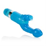 Вибратор голубого цвета PLATINUM BUNNY KISS - фото 243309 Вибратор голубого цвета PLATINUM BUNNY KISS - фото 243309