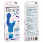 Вибратор голубого цвета PLATINUM BUNNY KISS - фото 243310 Вибратор голубого цвета PLATINUM BUNNY KISS - фото 243310