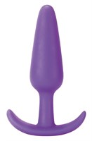 Фиолетовая анальная втулка The Cork Medium - 12,4 см. - фото 466694