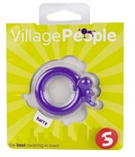 Фиолетовое эрекционное кольцо на пенис Village People Harry - фото 243413