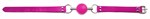 Кляп-шар на розовых ремешках Solid Ball Gag - фото 119767