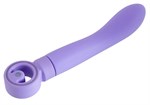 Фиолетовый вибратор для массажа G-точки - 22 см. - фото 243684 Фиолетовый вибратор для массажа G-точки - 22 см. - фото 243684