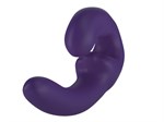Фиолетовый страпон с вибрацией Sharevibe - 22 см. - фото 136393