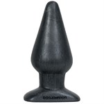 Большая серая пробка PLATINUM SILICONE - 14 см. - фото 243769