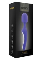 Фиолетовый вибромассажер AURORA BODYWAND MASSAGER - 26 см. - фото 243787