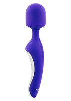 Фиолетовый вибромассажер AURORA BODYWAND MASSAGER - 26 см. - фото 243786