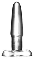 Прозрачная желейная втулка-конус JELLY JOY FLAWLESS CLEAR - 15,2 см. - фото 10404