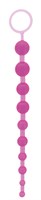 Фиолетовая анальная цепочка ORIENTAL JELLY BUTT BEADS 10.5 PURPLE - 26,7 см. - фото 136624