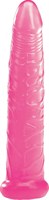 Розовый желейный фаллоимитатор - 16,5 см. - фото 308634