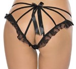 Закрытые трусики с бретелями вместо задней части - фото 244113