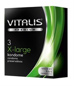 Презервативы увеличенного размера VITALIS PREMIUM x-large - 3 шт. - фото 10585