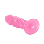 Розовый анальный стимулятор-фаллос - 12,3 см. - фото 1334015
