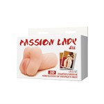 Телесный мастурбатор Jill - вагина и анус 26328