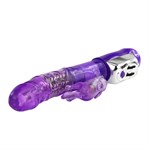 Фиолетовый вибратор Super Sex Rabbit - 21,5 см. - фото 191293