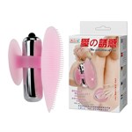 Розовый вибромассажер-щёточка для клиторального массажа - фото 244246 Розовый вибромассажер-щёточка для клиторального массажа - фото 244246