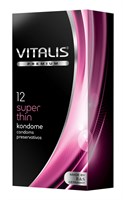 Ультратонкие презервативы VITALIS PREMIUM super thin - 12 шт. - фото 309084