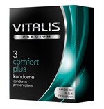 Контурные презервативы VITALIS PREMIUM comfort plus - 3 шт. - фото 11049