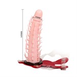 Женский страпон на ремешках - 16 см. - фото 244257 Женский страпон на ремешках - 16 см. - фото 244257