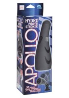 Серый мастурбатор с вибрацией APOLLO HYDRO POWER STROKER - фото 183995