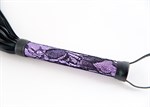 Пурпурный флоггер с кружевной ручкой  - фото 44255