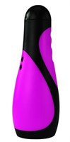 Фиолетовый мастурбатор с вибрацией - фото 121118