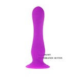 Анально-вагинальный вибромассажер на присоске - 17,5 см. - фото 244754 Анально-вагинальный вибромассажер на присоске - 17,5 см. - фото 244754