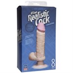 Вибромассажер-реалистик на присоске The Realistic Cock ULTRASKYN Vibrating 8”- 23,5 см. - фото 138292