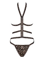 Леопардовый комплект Tigrita с открытым декольте - фото 1332284