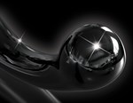 Черный стеклянный фаллоимитатор Icicles №87 с силиконовой присоской - 15,5 см. - фото 1332707