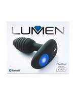 Черный интерактивный вибратор OhMiBod Lumen for Kiiroo с подсветкой - 10,2 см. - фото 1369781