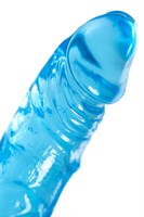 Голубой реалистичный фаллоимитатор Indy - 15,8 см. 200414