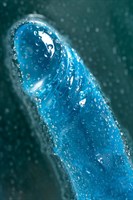 Голубой реалистичный фаллоимитатор Indy - 15,8 см. 200414