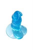 Голубой реалистичный фаллоимитатор Indy - 15,8 см. 200414