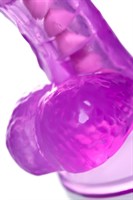 Фиолетовый реалистичный фаллоимитатор Celiam - 20,5 см. - фото 1369810