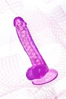 Фиолетовый реалистичный фаллоимитатор Celiam - 20,5 см. - фото 1369811