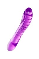 Фиолетовый двусторонний фаллоимитатор Frica - 23 см. - фото 1332902