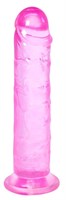 Розовый фаллоимитатор Distortion - 18 см. - фото 1339397