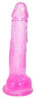 Розовый фаллоимитатор Rocket - 19 см. - фото 1339416