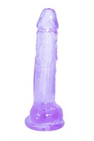 Фиолетовый фаллоимитатор Rocket - 19 см. - фото 1339421