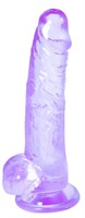 Фиолетовый фаллоимитатор Rocket - 19 см. - фото 1339419