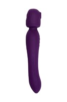 Фиолетовый универсальный стимулятор Kisom - 24 см. - фото 1339639