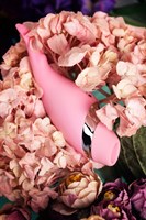 Розовый многофункциональный стимулятор Dahlia - 14 см. - фото 1339696