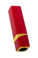 Красный вибратор-помада Pansies - 9 см. - фото 1340151
