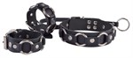 Черные кожаные наручники  Властелин колец  - фото 1340457